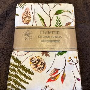 MahoganyBrand Nature-Inspired Printed Kitchen Towels flour sacks
